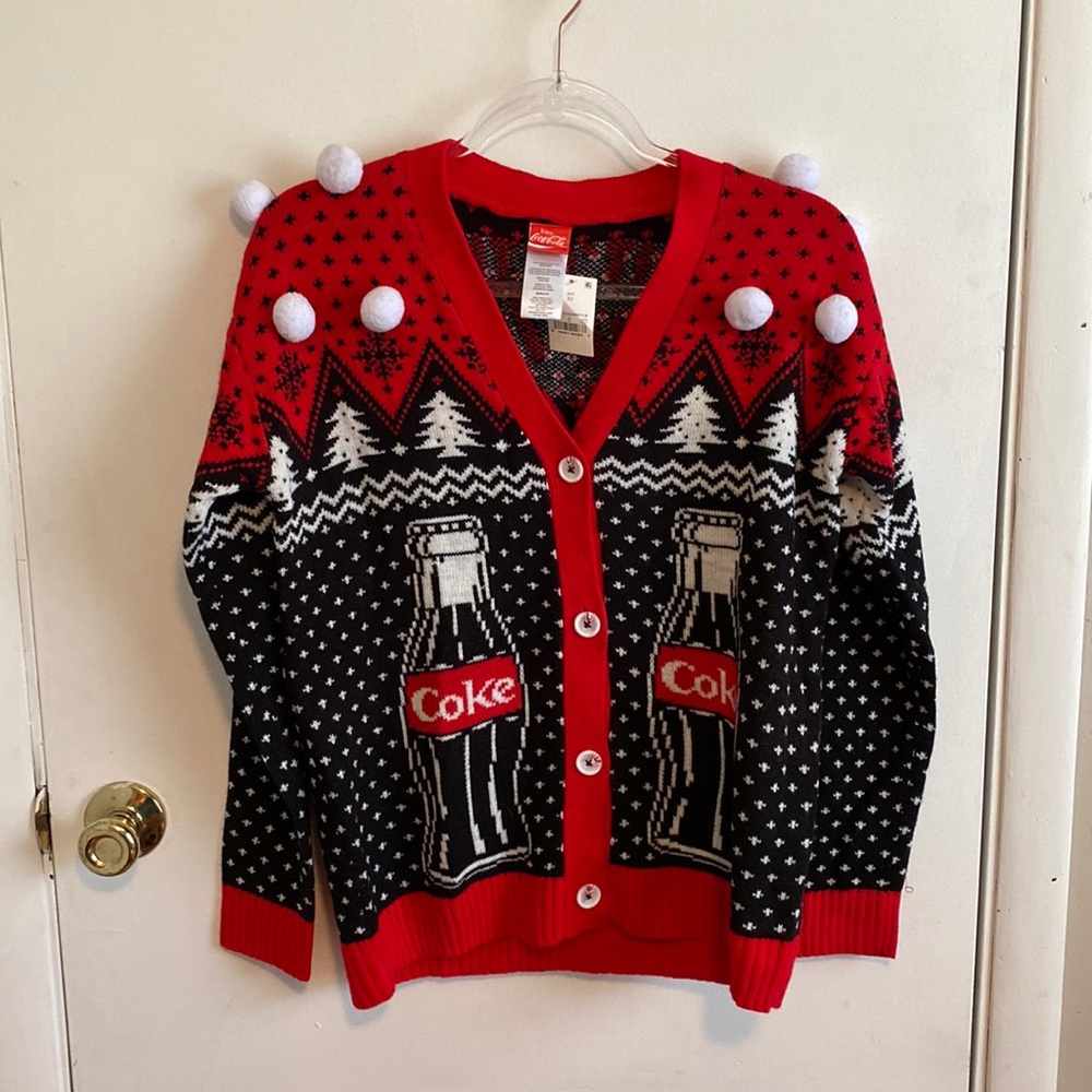 NWT Coca Cola XS Holiday sweater